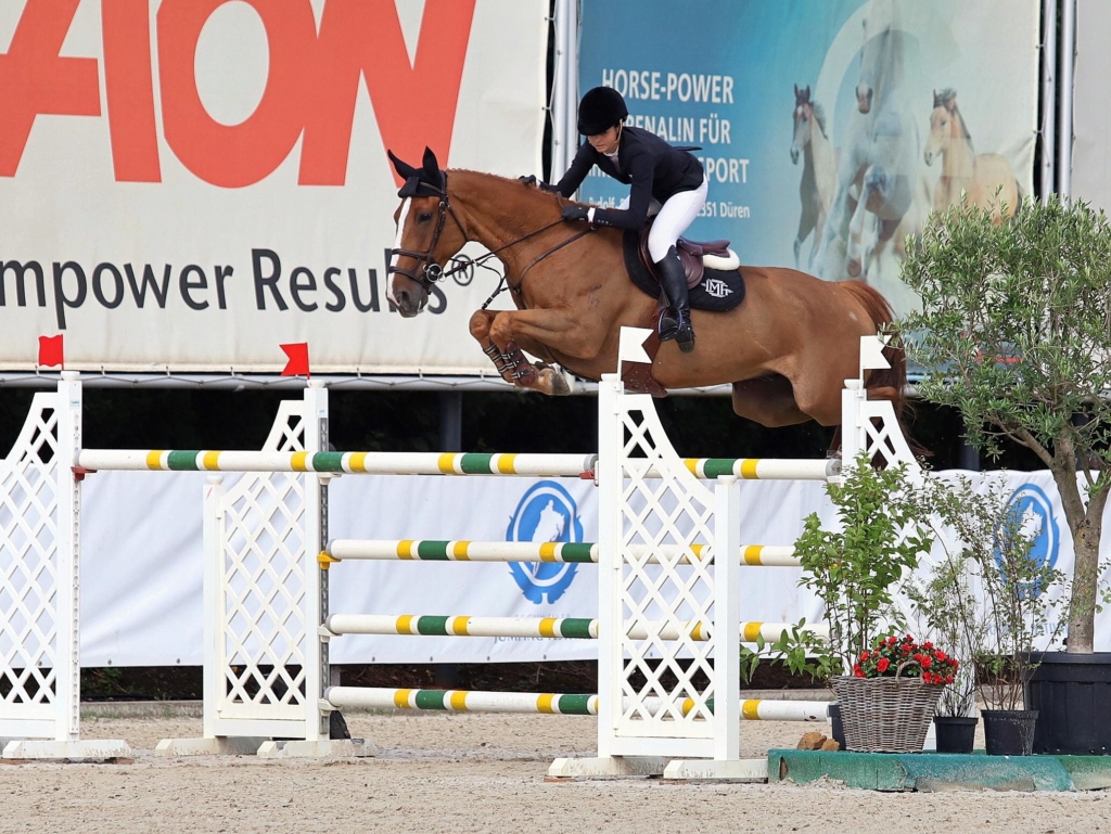 Lily Tootill and Ulysses NZPH in action.