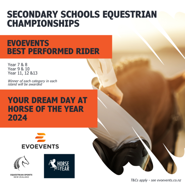 We are extremely grateful to https://www.evoevents.co.nz/ for supporting our young riders with the Best Performed Rider awards.   