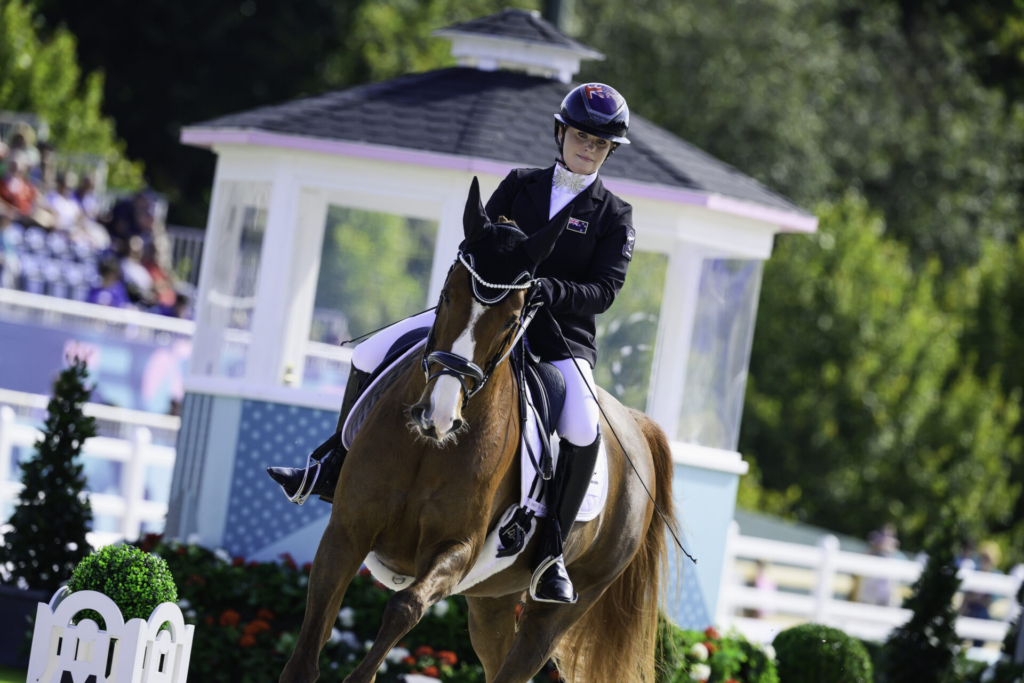 Louise DUNCAN (NZL) Individual GRADE IV riding SHOWCASE BC, Grand Prix. Paris 2024 Paralympic Games - Versailles, Paris, France 04 September 2024 - photo Jon Stroud Media