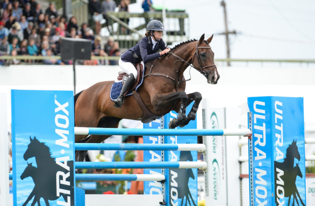 Lucinda Askin rides Portofino in the Lady Rider of the Year, Horse of the Year 2017, Hawkes Bay A&P Showgrounds, Hastings, Thursday, March 09, 2017. Credit: KAMPIC / Sarah Lord