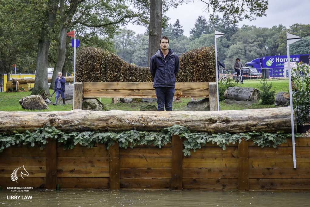 Team NZ walk the Cross Country Course for the CCIO4*-L FEI Nations Cup Eventing. 2019 Military Boekelo-Enschede International Horse Trials. Friday 11 October. Copyright Photo: Libby Law Photography