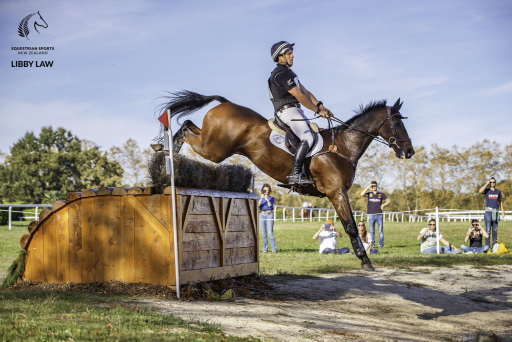 NZL-James Avery rides Mr Sneezy during the Cross Country for the CCI5*-L. Les 5 Etoiles de Pau. Pyrenees Atlantiques. France. Saturday 26 October. Copyright Photo: Libby Law Photography