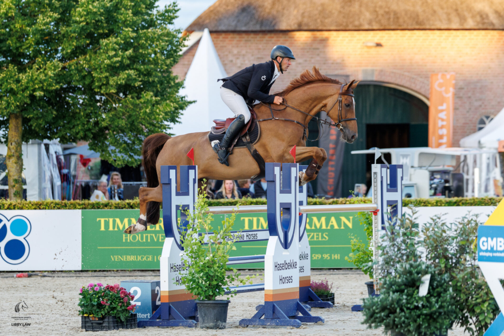 Tom Tarver-Priebe (NZL) rides Dorino during the Kippers Voeders PrijsCSI1* - Big TourTable A: Against the Clock 1.35m. 2025 CSI Ommen. De Driehoekhoeve, Stegeren (Ommen-Noord). Netherlands. Thursday 10 July 2025. Copyright Photo: Libby Law Photography